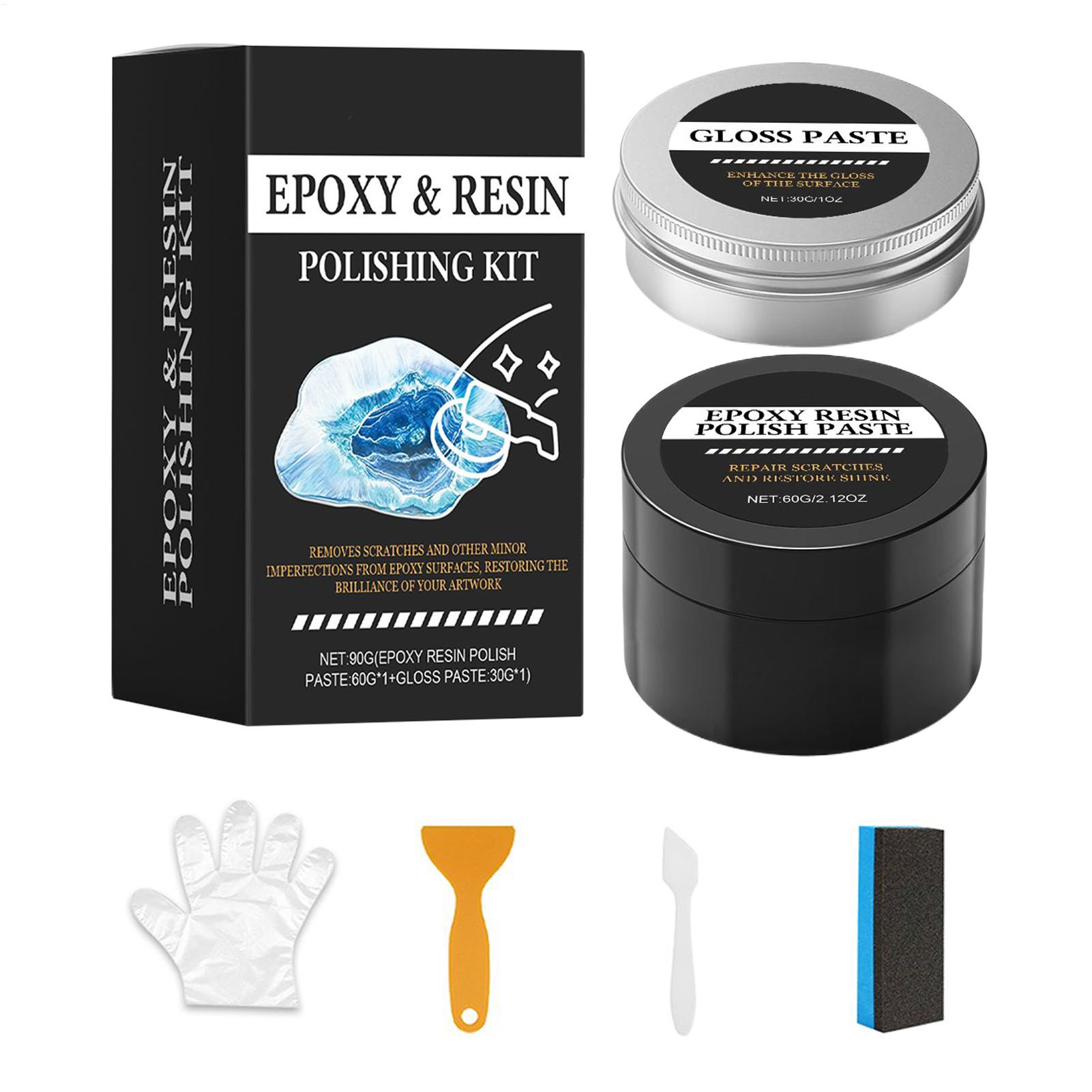 Resin Art Kit - Epoxy resin high gloss polishing paste