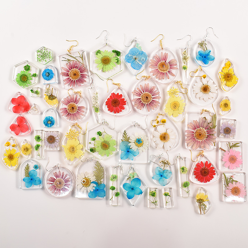 Geometric Earring Pendant Sili - đánh giá và giá Resin Color Paste
