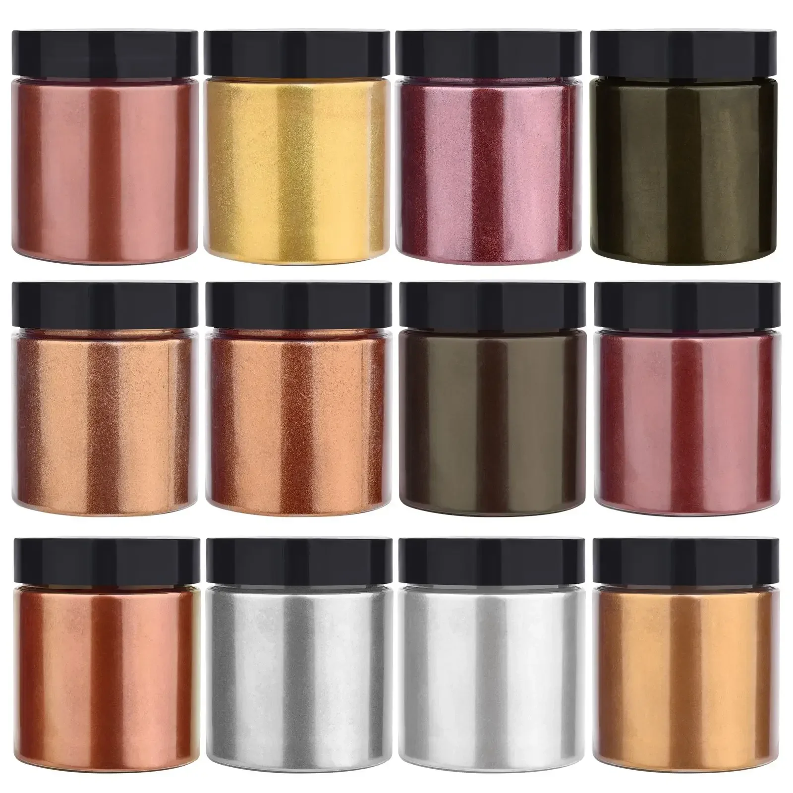 50g/Bottle Metallic Glitter Po - đánh giá và giá Resin Color Paste
