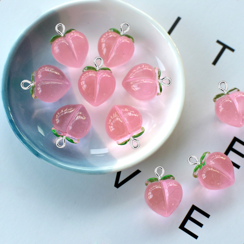 10Pcs New Transparent Peach Fl - đánh giá và giá Resin Art Box