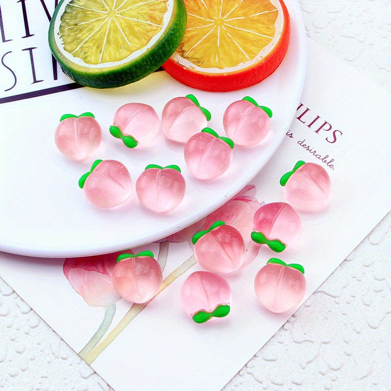 10Pcs New Transparent Peach Fl - đánh giá và giá Resin Art Box