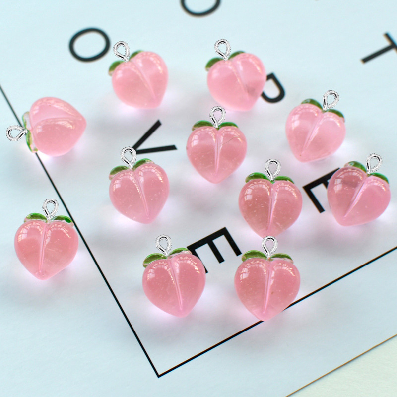 10Pcs New Transparent Peach Fl - đánh giá và giá Resin Art Box