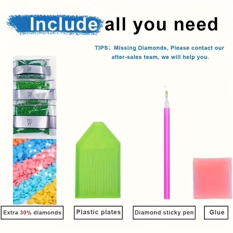 Diamond Painting Kit, Pink Sky - đánh giá và giá Resin Art Kit