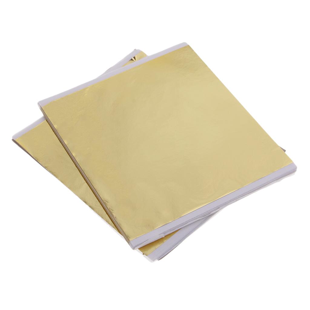 100x 14cm Gold Leaf Sheets Gil - đánh giá và giá Gold Leaf Foil