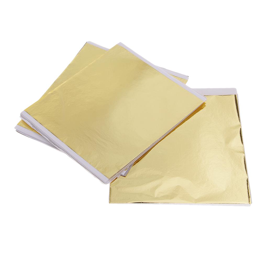 100x 14cm Gold Leaf Sheets Gil - đánh giá và giá Gold Leaf Foil