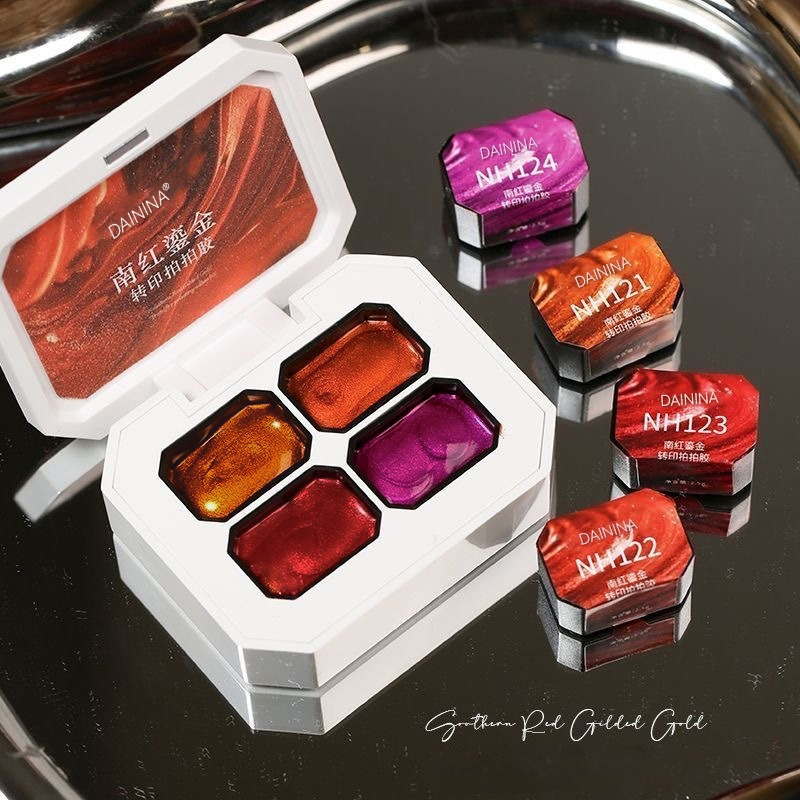 4Colors Pat Painting Gel Nail  - đánh giá và giá Resin Color Paste