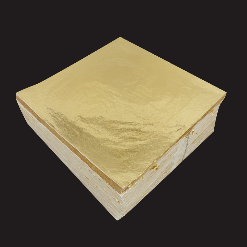 14X14Cm Bộ 100 Sáng Bóng Vàng  - đánh giá và giá Gold Leaf Foil