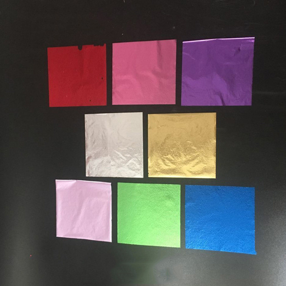50Pcs 8x8.5cm Gold Leaf Sheets - đánh giá và giá Gold Leaf Foil