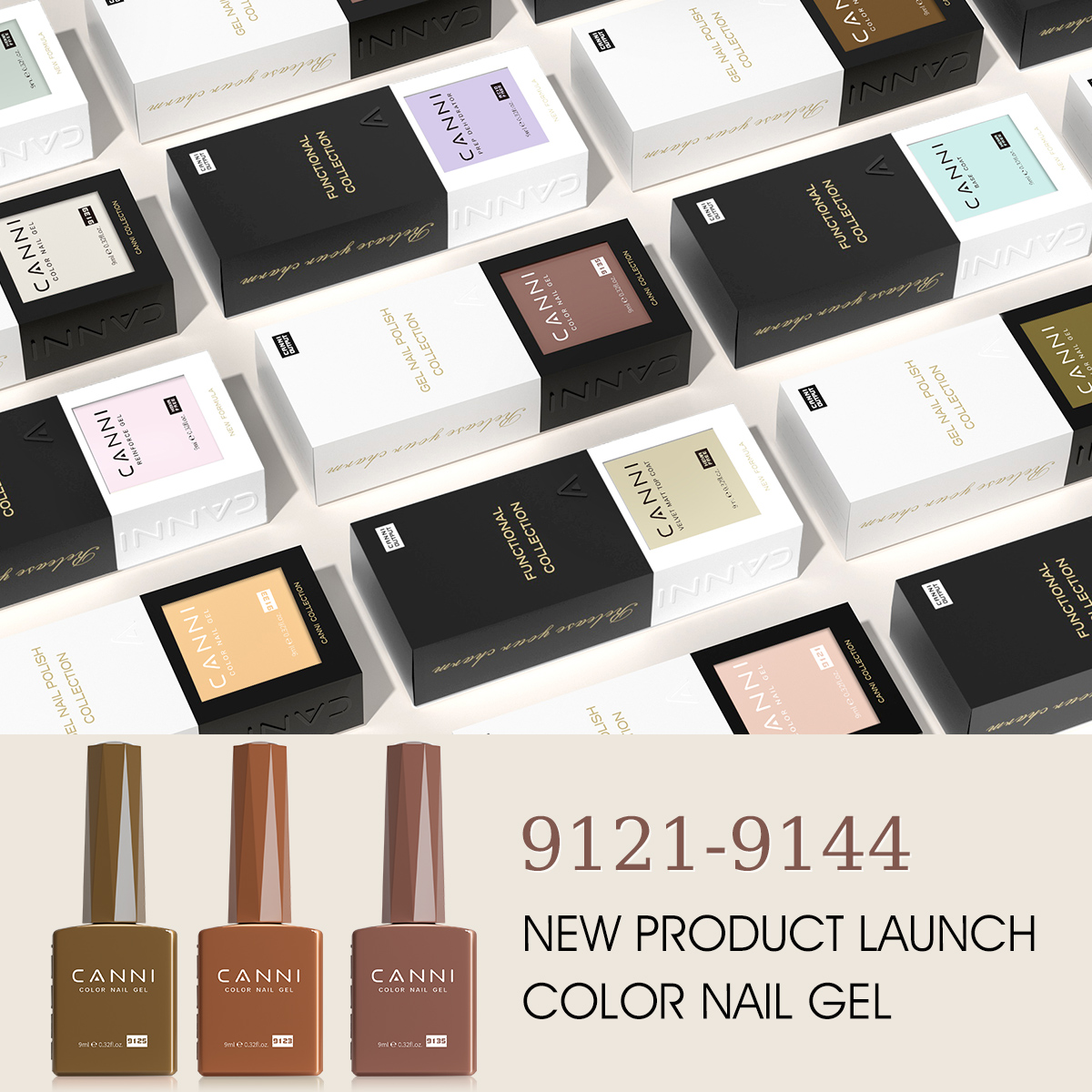 CANNI 9ml Color Nail Gel Polis - đánh giá và giá Resin Art Training