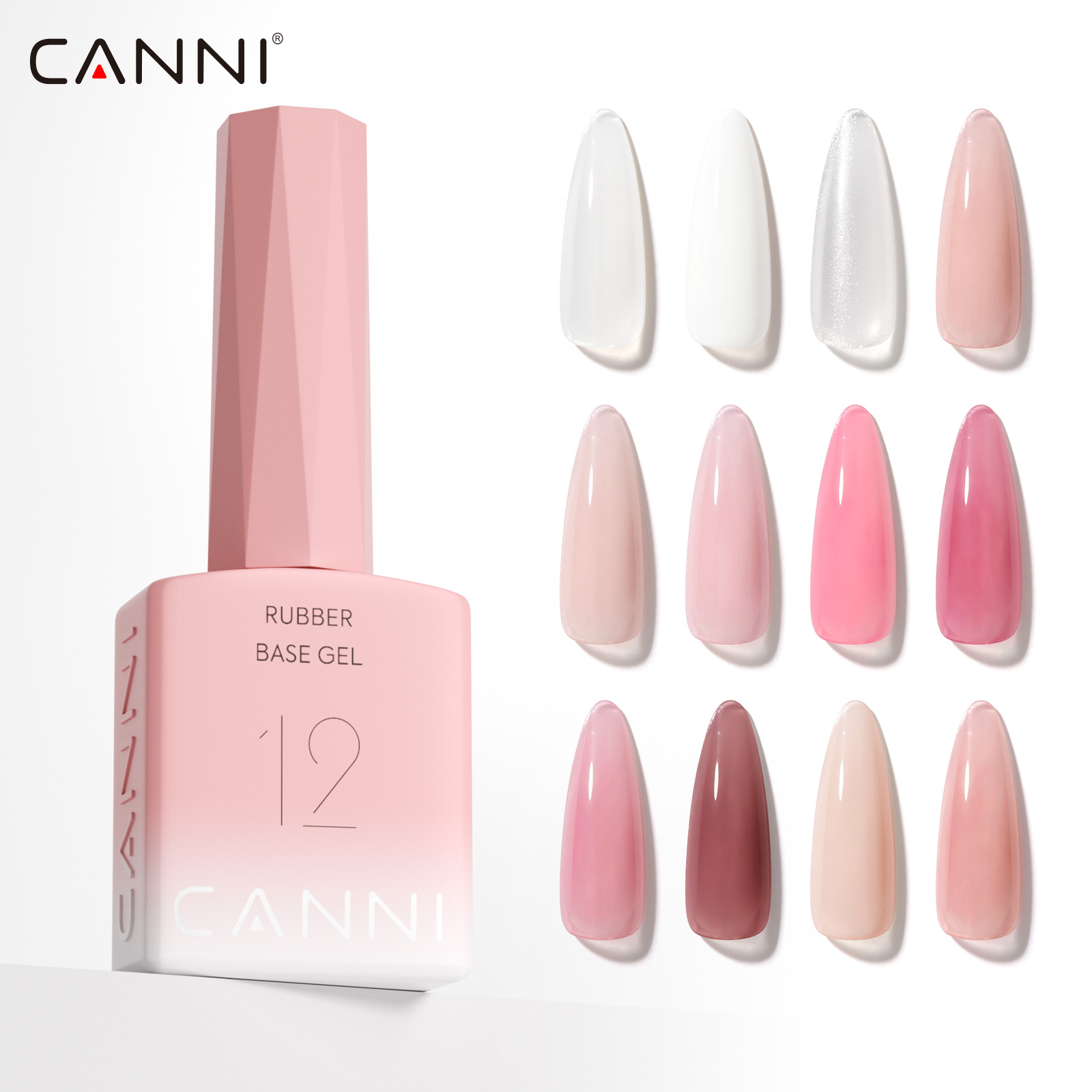 CANNI Color Rubber Base Gel 2i - đánh giá và giá Resin Art Training