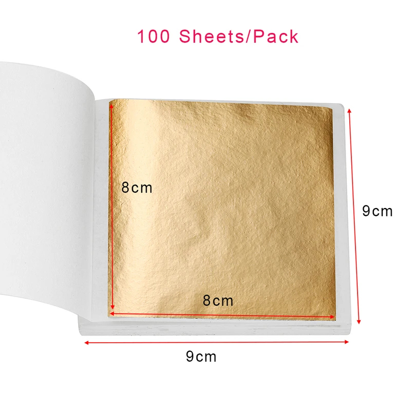 100-200sheets Imitation Gold F - đánh giá và giá Gold Leaf Foil