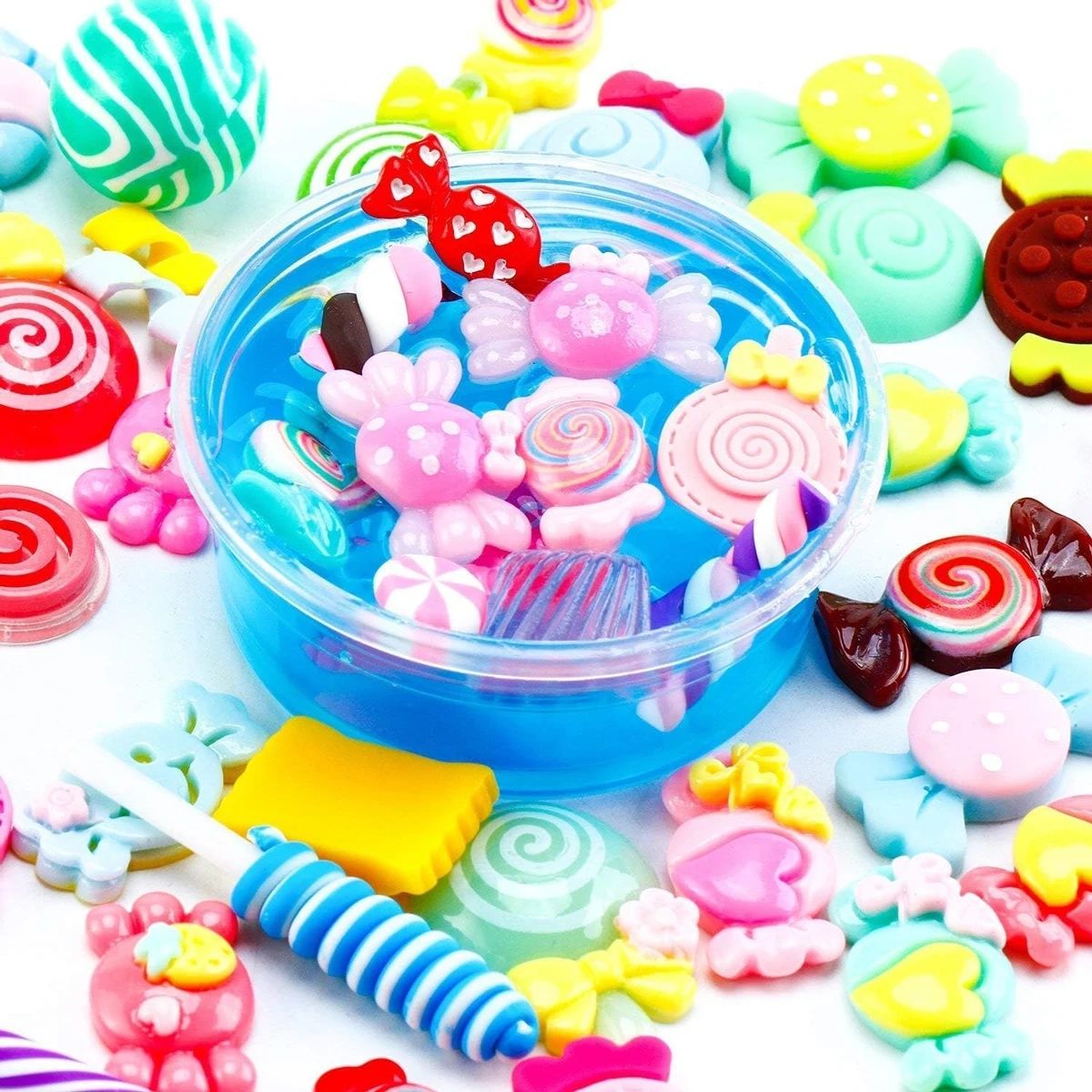 30pcs Random Candy Slime Charm - đánh giá và giá Resin Art Box