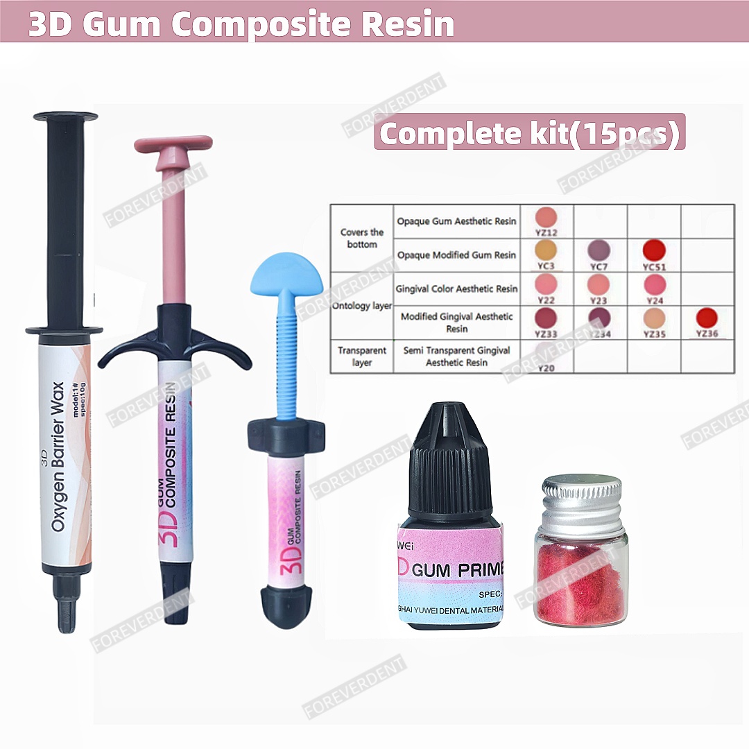 3D Gum Dental Pink Resin Gingi - đánh giá và giá Resin Color Paste
