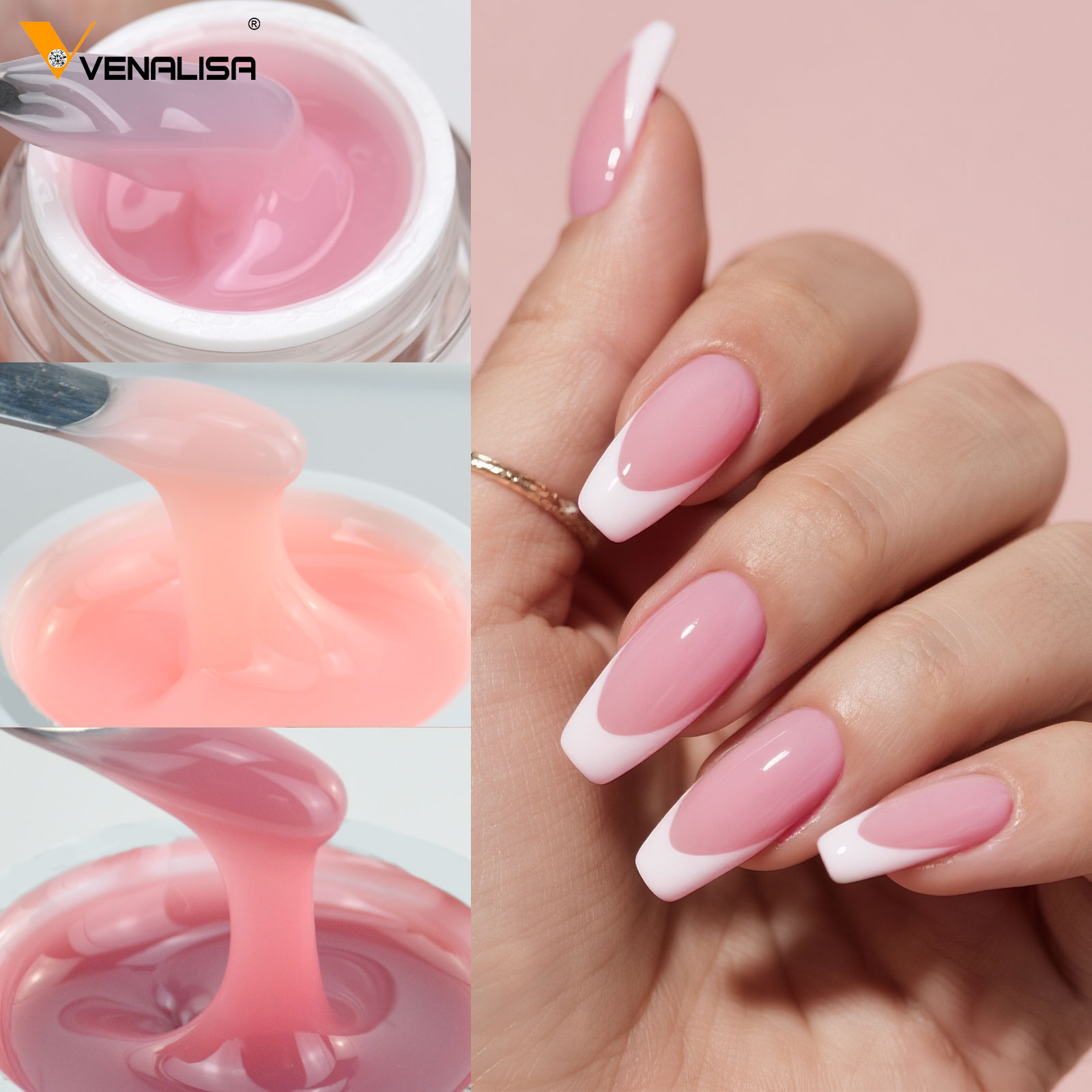 50ml VENALISA Jelly Pink Gel B - đánh giá và giá Resin Art Training