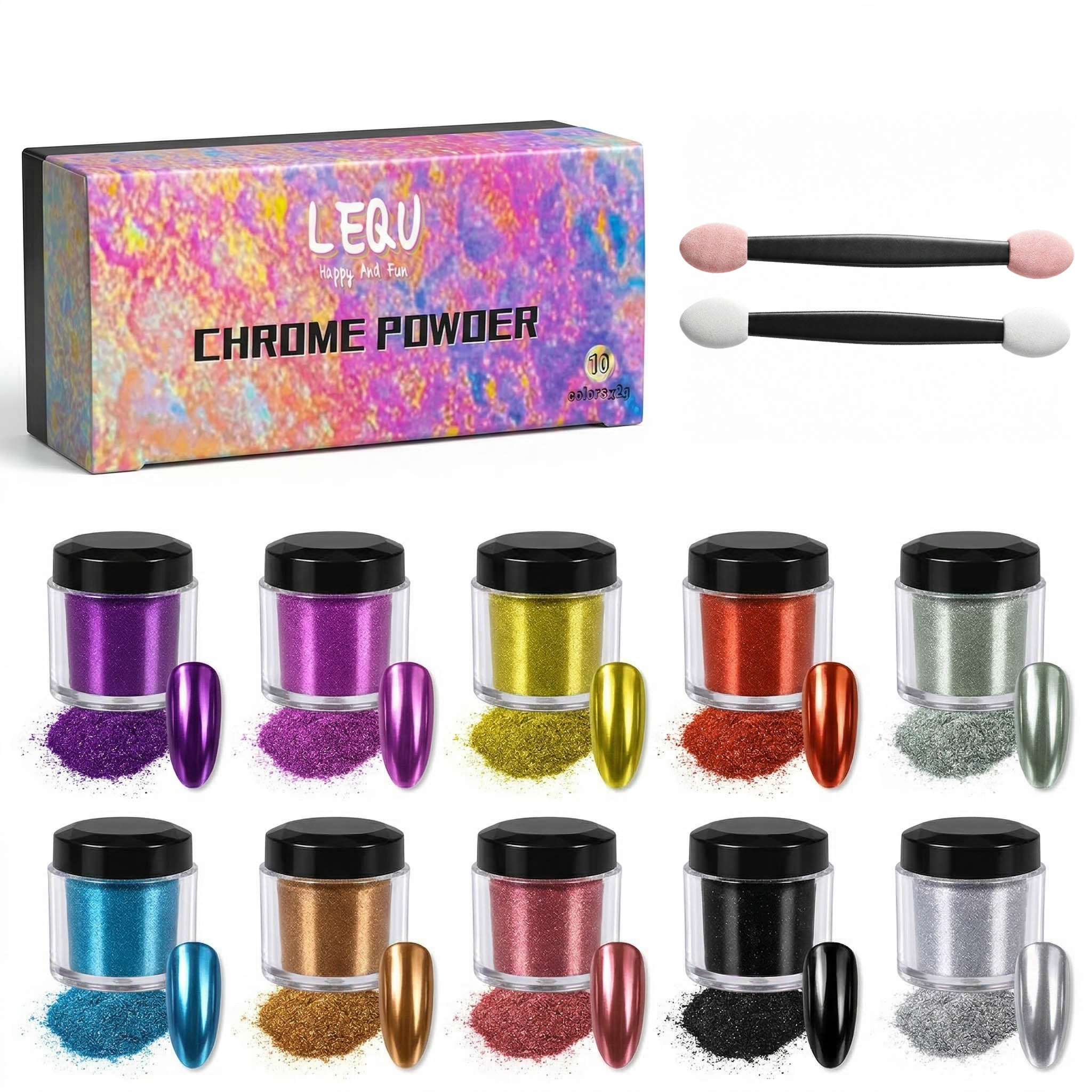 DIY 10-Color Magic Mirror Powd - đánh giá và giá Resin Color Paste