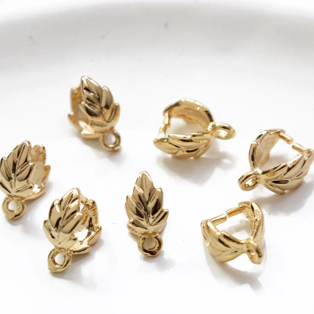 10 Chiếc Mạ Vàng 18 K Hình Lá  - đánh giá và giá Gold Leaf Foil