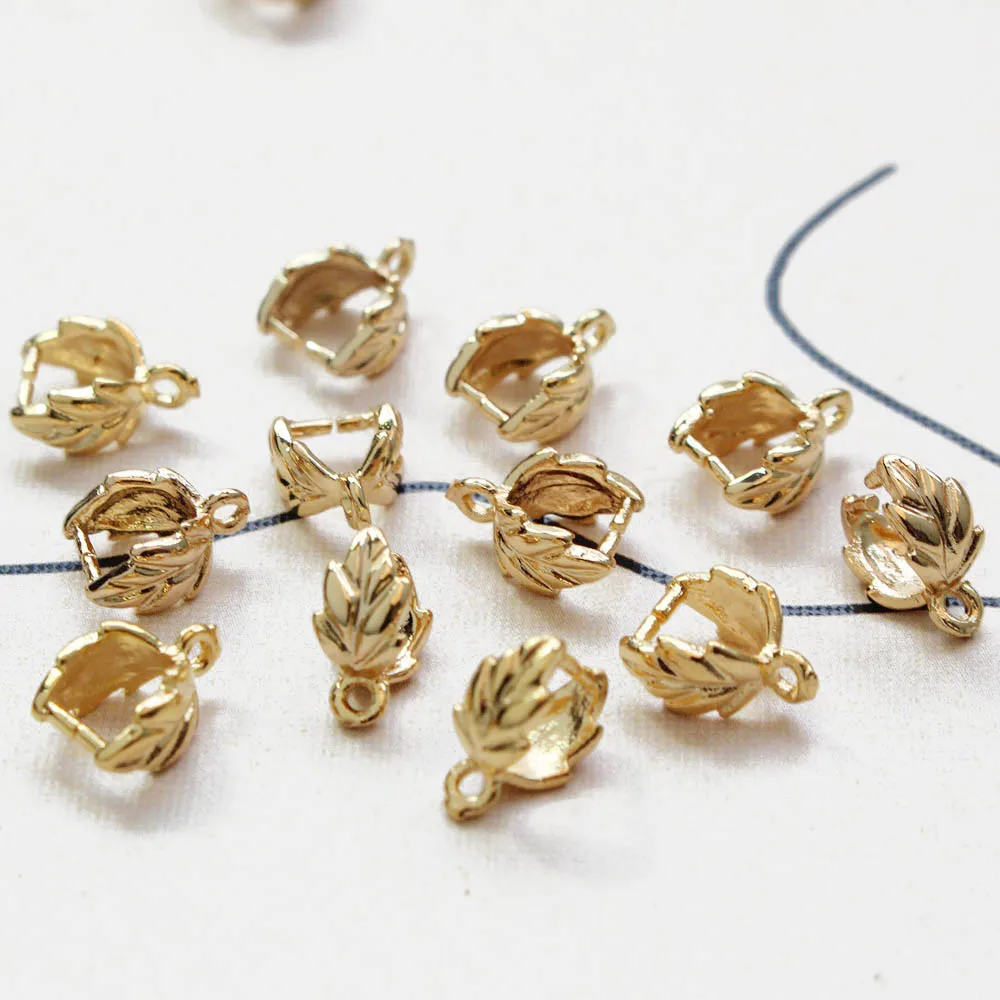 10 Chiếc Mạ Vàng 18 K Hình Lá  - đánh giá và giá Gold Leaf Foil