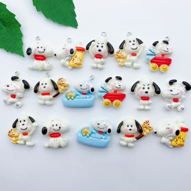 12pcs resin cartoon dog pendan - đánh giá và giá Resin Art Box