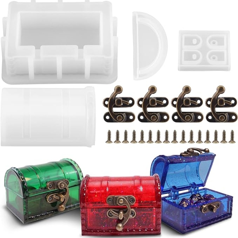 DIY  Treasure Storage Box Resi - đánh giá và giá Resin Color Paste