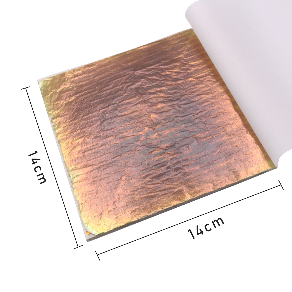 14X14Cm Nhiều Màu Sắc Giả Vàng - đánh giá và giá Gold Leaf Foil