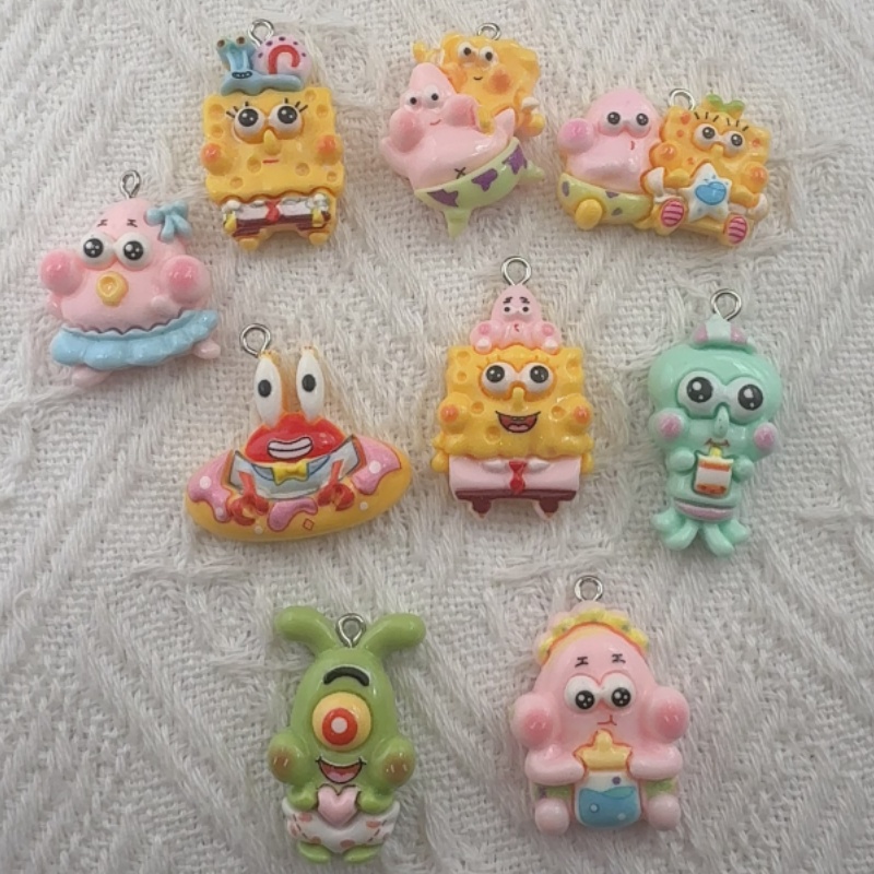 10pcs cartoon resin pendant, D - đánh giá và giá Resin Art Box