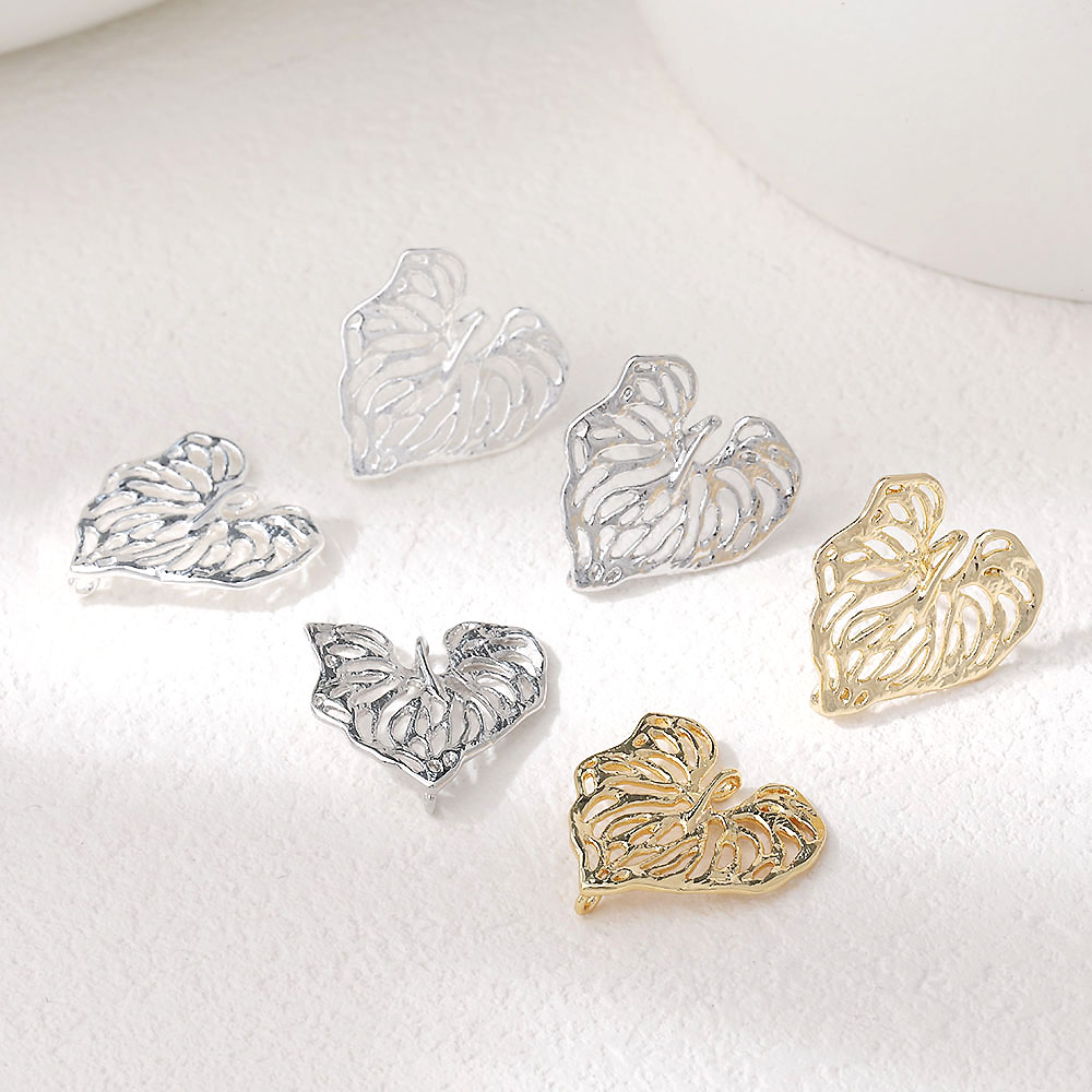 4PCS Dainty Hollowed Leaf Char - đánh giá và giá Gold Leaf Foil