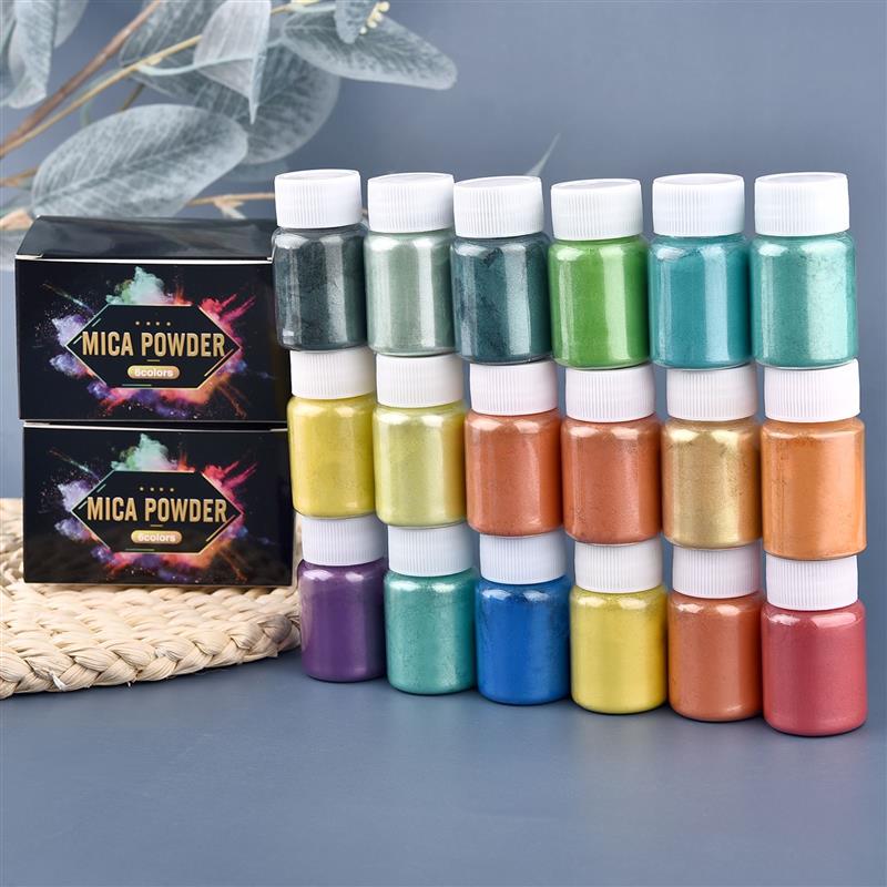 6 Pcs-Set Epoxy Resin Dye Mica - đánh giá và giá Resin Color Paste