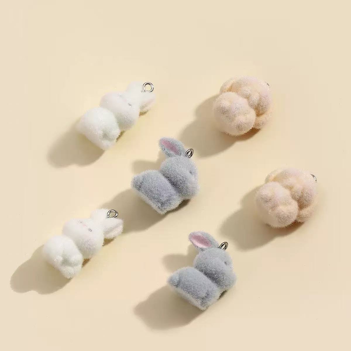 10pcs Flocking Little Rabbit R - đánh giá và giá Resin Art Box
