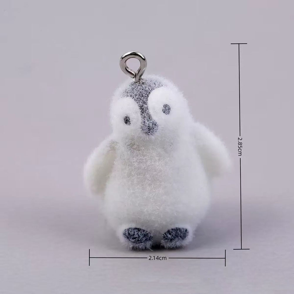 5pcs Flocking Small Penguin Re - đánh giá và giá Resin Art Box